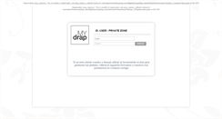 Desktop Screenshot of intranet.mydrap.com