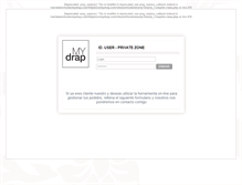 Tablet Screenshot of intranet.mydrap.com